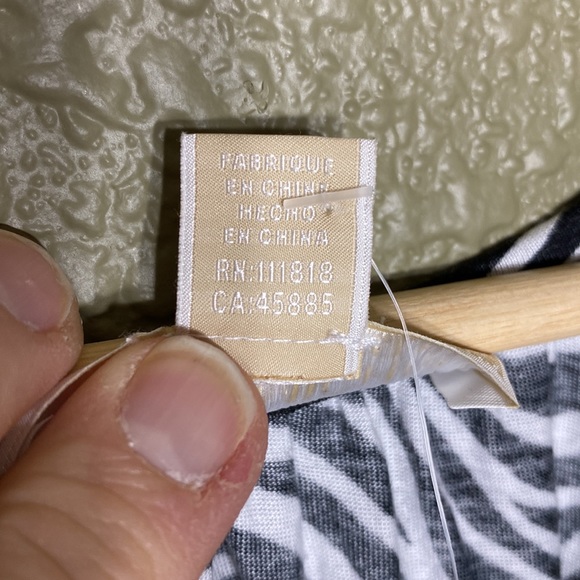 NWT MICHAEL KORS Zebra Print Blouse - Picture 10 of 11